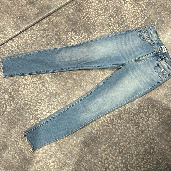 PISTOLA DISTRESSED HIGH WAIST SKINNY JEANS SIZE 27 - Picture 2 of 14
